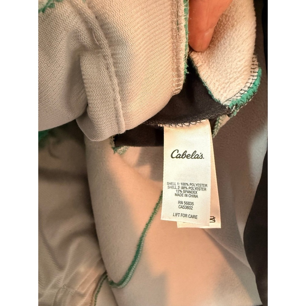Cabela's Sarasota plush full zip Sherpa jacket women's green small - Picture 5 of 9